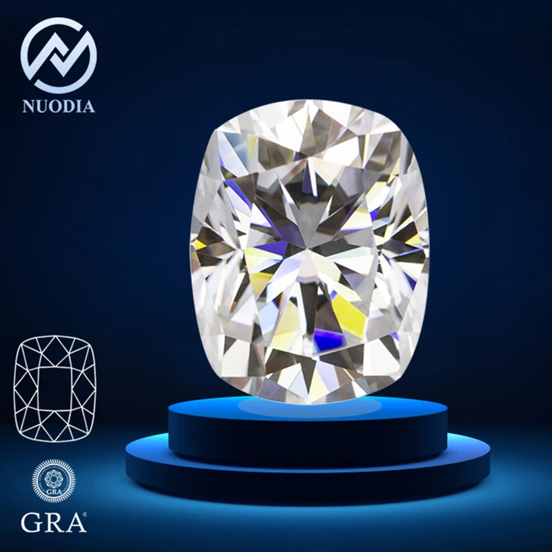 

Супер белый цвет D, прямоугольная огранка, муассанит, камень 1,0-7,0 карата VVS1, тестер бриллиантов Moissanita Pass с сертификатом GRA