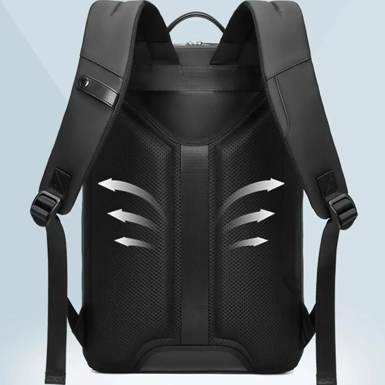 حقيبة ظهر للكمبيوتر المحمول مقاس 15.6 بوصة مقاومة للماء للرجال، حقائب سفر، حقيبة مدرسية واسعة، حقيبة يد للتنقل، حزمة عمل، حقيبة ظهر مدرسية