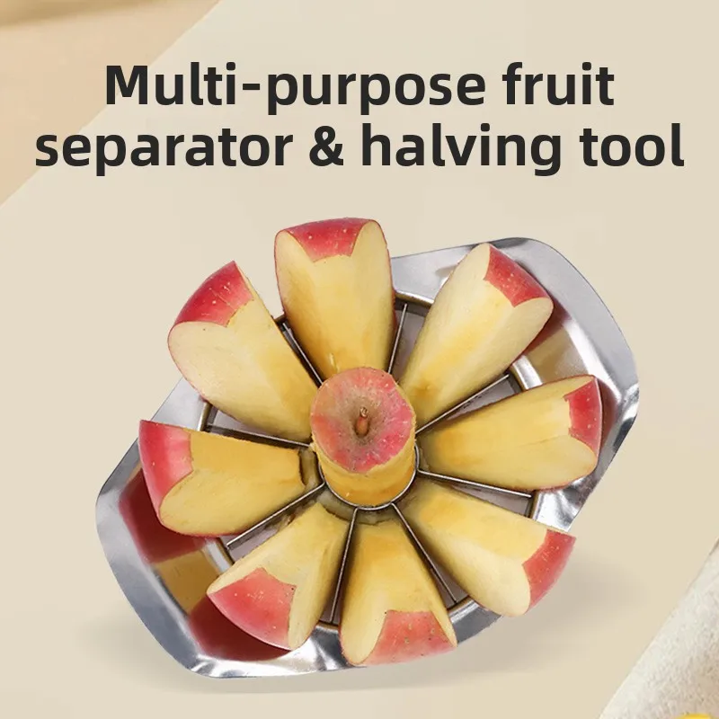 HILIFE Kitchen Gadgets Stainless Steel Comfort Handle Divider Apple Cutter Vegetable Fruit Tools