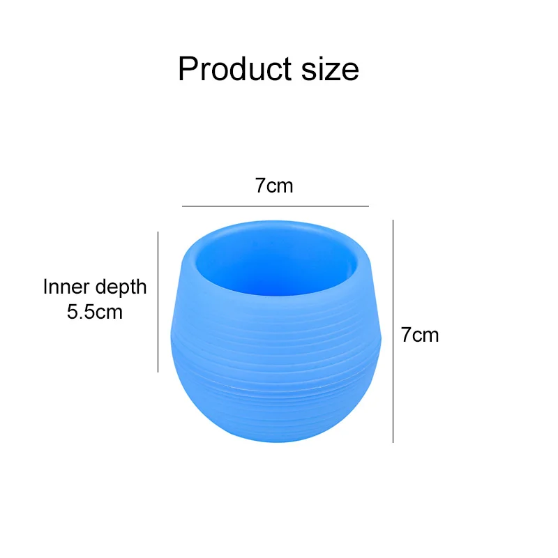 6/12pcs Circular Flower Pot Plastic Color Breathable Gardening Plant Household Balcony Desktop Greenery Succulent Flowerpot TMZ