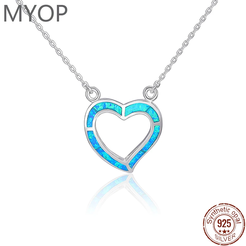 XYOP Publicity Recall The Film Health When Bi Youth Feeling 2023 Jewelry 925 Sterling Silver Opal Necklace