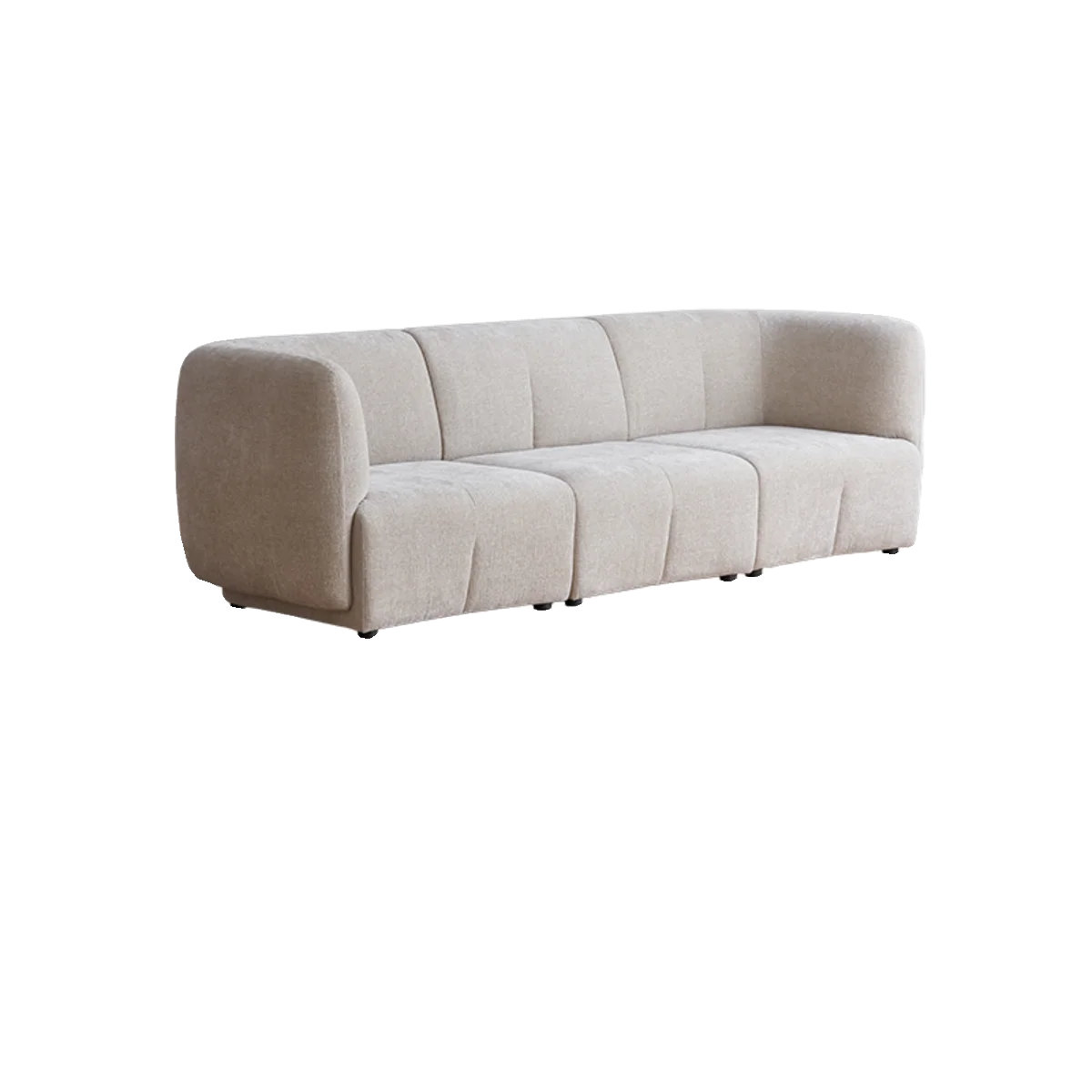 Module, sofa tofu block, simple living room, small apartment combination fabric, caramel color sand
