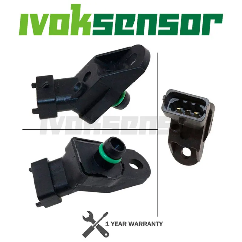 MAP Sensor de pressão do coletor de ingestão, 4 BAR, 4BAR, para BMW 3, 5, 330D, 330XD, 525D, 530D, X5, 3.0 d, E39, E46, E53, 13, 32, 7, 785, 354