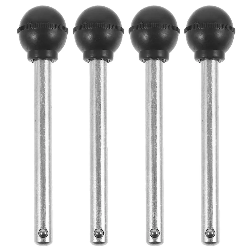 

4Pcs Ball Head Locking Pins Weight Stack Selector Universal Gym Machine Pins Fitness Equipment Pull Pin Black Pin Machine