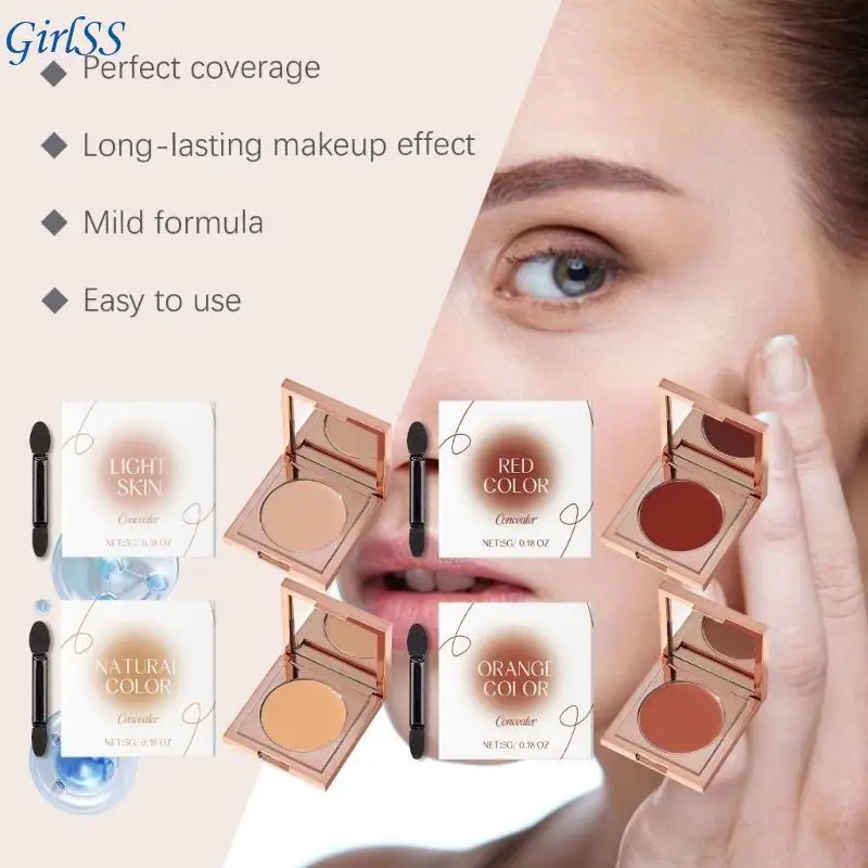 Correcteur cercle sombre portable avec correcteur hydratant brosse pour les fêtes l'usure quotidienne les T4MB