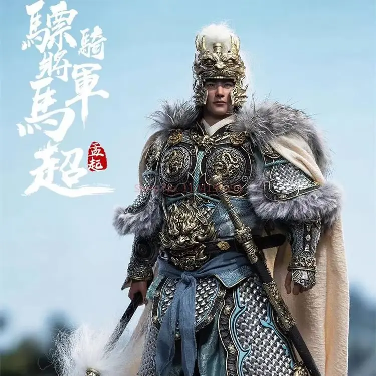 In Magazzino JSTOYS Scala 1/6 JS005 Tre Regni Cinque Tigre Generali Cavallo Generale Ma Chao Action Figure Da Collezione Giocattolo Regali