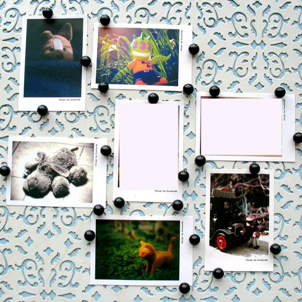 

500 Pcs Color Pins Bulletin Board Accessories Round Push Princess Drawing Head Map
