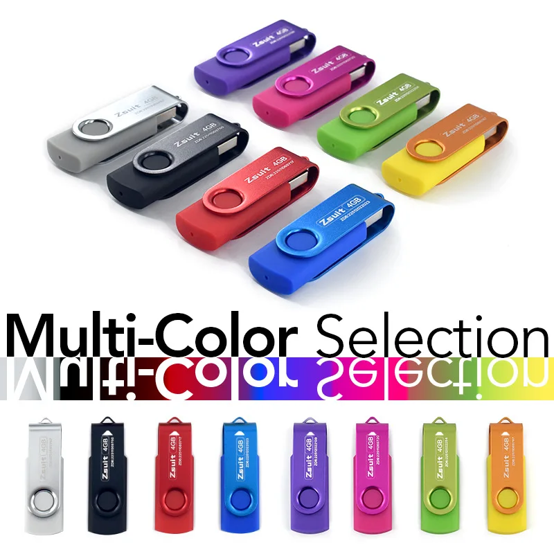 USB Flash Drive  Multi Color USB 2.0  4 8 16 32 64 128 GB