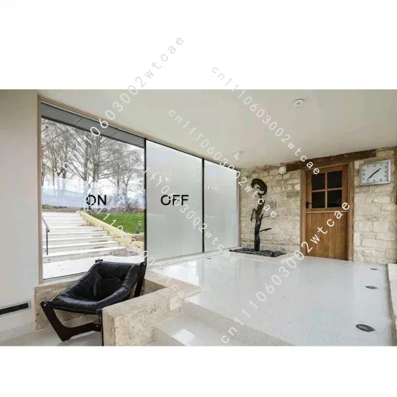Customizable Self-adhesive Shading And Sun Protection PDLC Dimming Film Easy To Install 70℃ High Temperature Smart Film