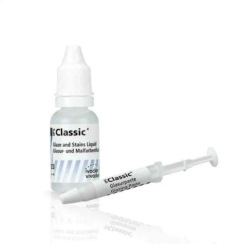 3g Glaze/Stains Liquid Glasur-und Malfarben Fluid 15ml Ivoclar Vivadent IPS Classic Glasurpaste Glazing Paste Dental Materials