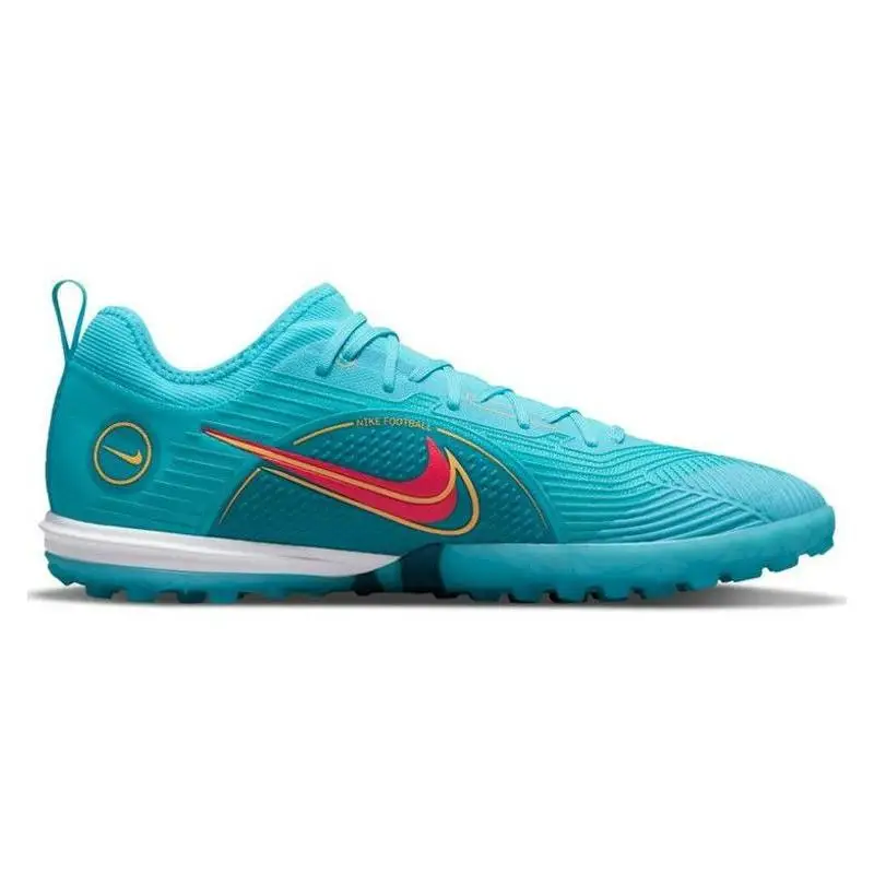 Nike Mercurial Air Zoom Vapor 14 Pro TF 'Chlorine Blue Laser Orange' Sneakers shoes DJ2851-484 With Original Box