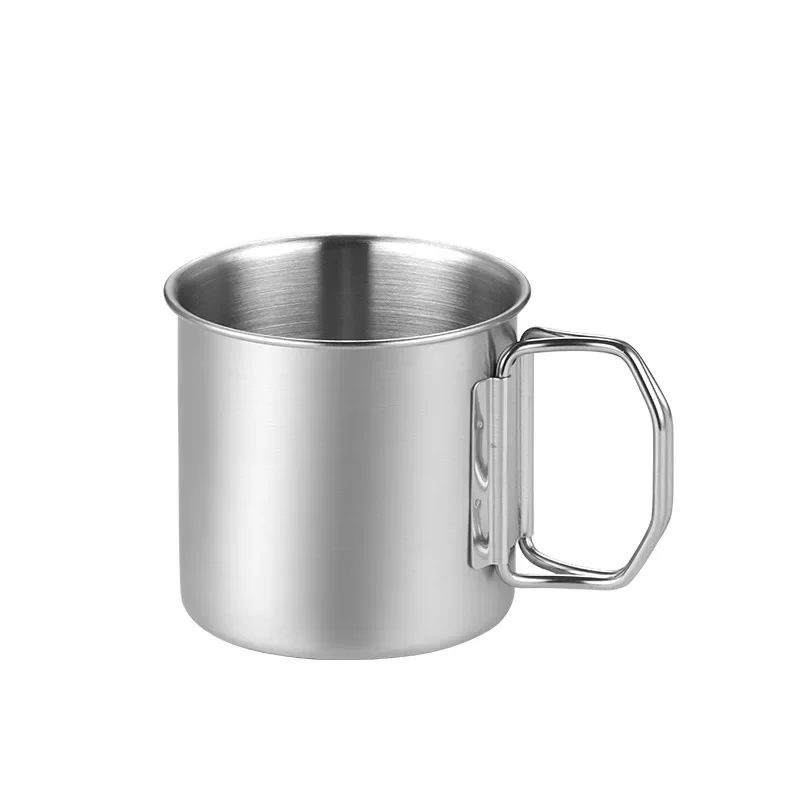 

304 Stainless Steel Folding Water Cup Outdoor Camping Picnic with Cups Vintage Mugs To Make Old Coffee Cups