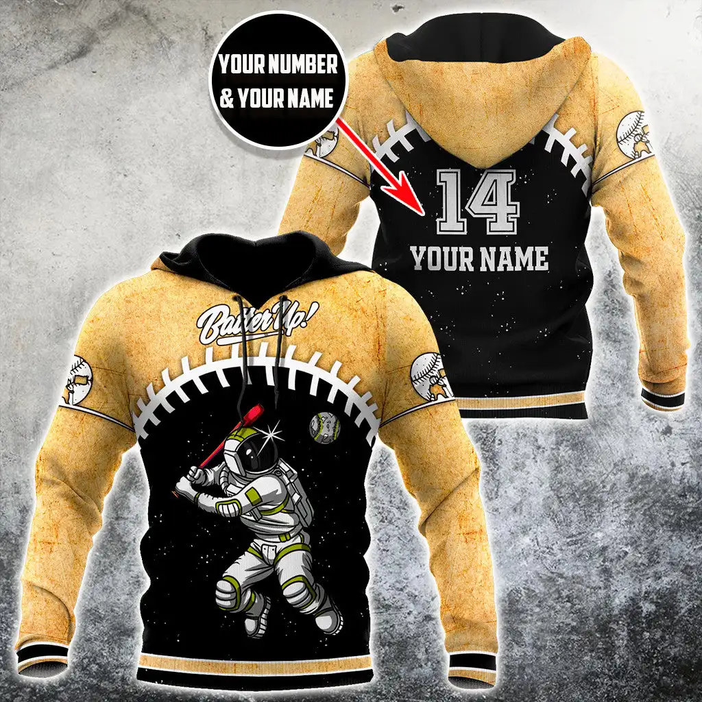 

Customize Name & Number Baseball Hoodie 3D Hoodies Men And Women Sweatshirt Streetwear Zip Pullover Casual Jacket Tracksuits-066