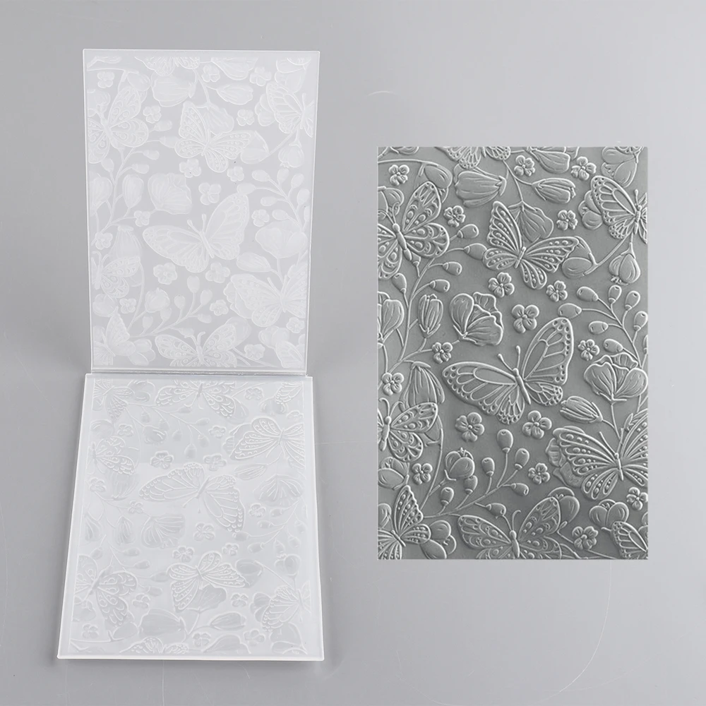 

Текстура бабочки, 3D папка с тиснением, кирпичная стена, ретро текстура, узоры, фон для DIY, скрапбукинга, декоративная карта, поделки из бумаги