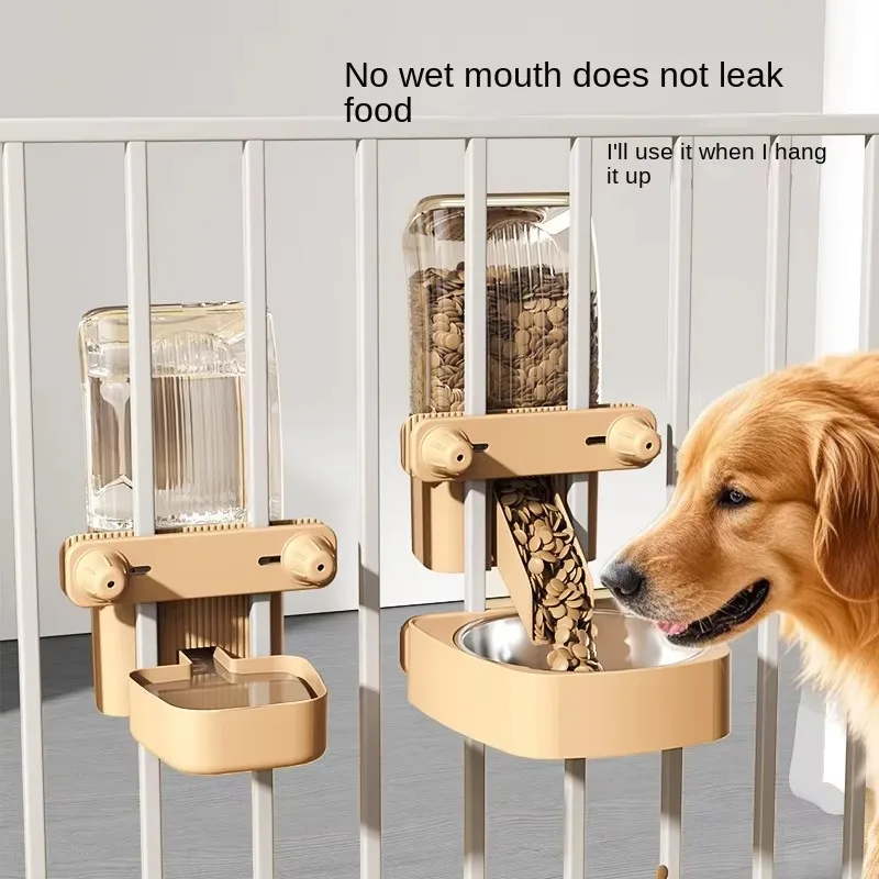 

Автоматический подвесной диспенсер для воды для собак и кошек, пластиковая кормушка с двойной чашей, товары для домашних животных