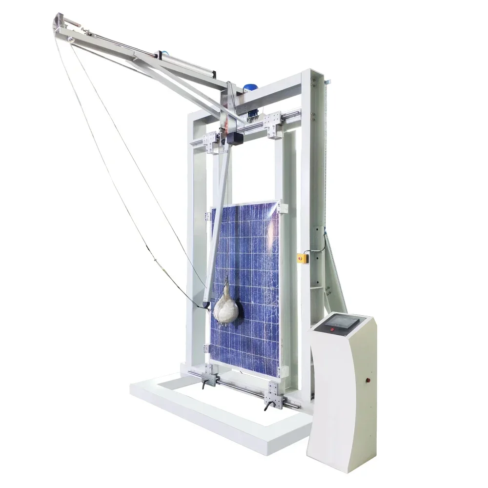 PV Module Breakage  Tempered Glass Shot Bag Impact Tester   Testing Machine