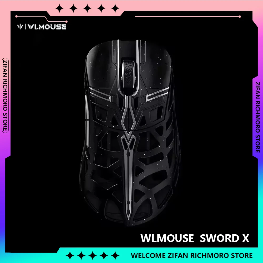 Wanling Wlmouse Sword X Mouse Wireless Gaming Mice Light Weight Rgb Mouse PAW3950HS Dual Mode Gamer Office Pc Accessories Gifts