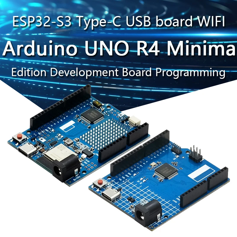 

For Arduino UNO R4 Minima ESP32-S3 Type-C USB board WIFI Edition Development Board Compatible Programming Learning Controlle