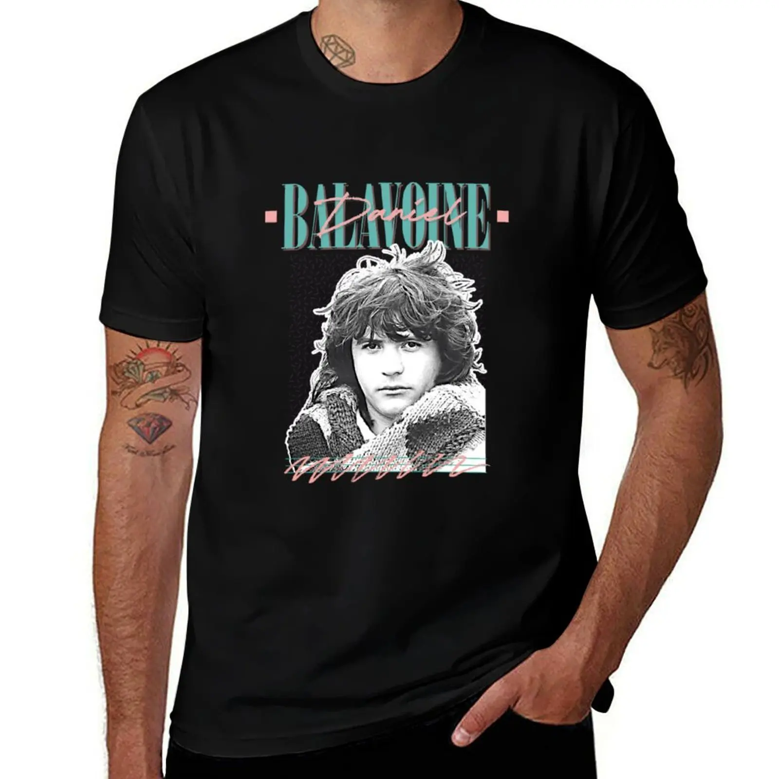 Daniel Balavoine T-Shirt Large Size Soft Cotton T-Shirt
