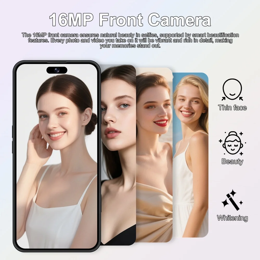 K-Touch A17 Pro Max Mobile Phones 5G Dual SIM Global Version Smartphone Android 15 Cell Phone 7.3 Inch 16+48MP 22GB+2TB 7800mAh Cellphones