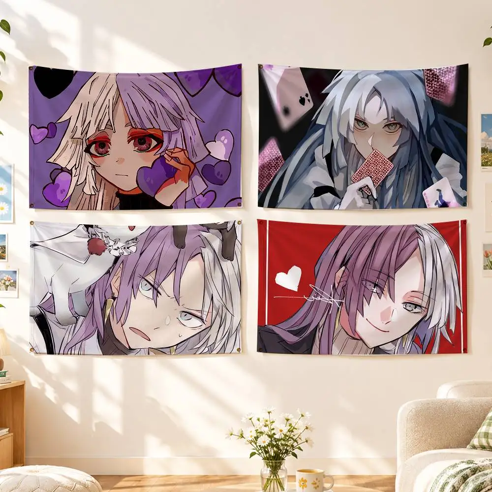 Bungo S-Stray Dogs S-Sigma Flags Wall Hanging Background Art Banner for Bedroom Home Outdoor Decor
