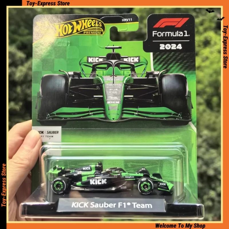 hot-wheels-premium-f1-2025-formula-one-collection-hotwheels-1-64-car-model-kick-sauber-f1-team-collectible-boys-kids-toys-gift