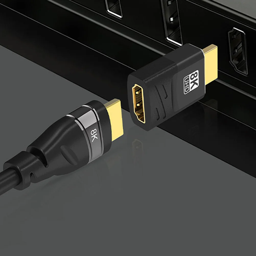 

Extension Converter Adapter Mini Size Aluminum Alloy Connector Compatible with TV Laptop Monitor Pc Projector Extension