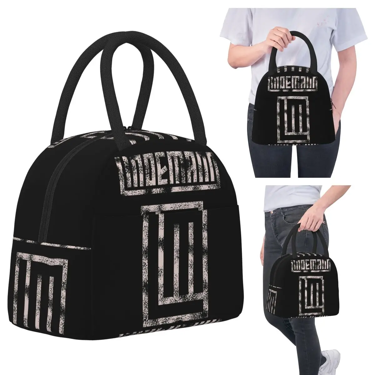 

Lindemann Insulated Lunch Bag for Women Office Cooler Thermal Food Box Tote Portable Lunch Boxes Container