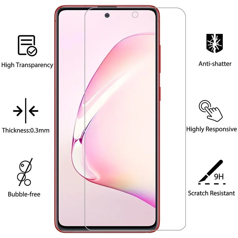 case for samsung note 10 lite cover screen protector tempered glass on galaxy note10lite not note10 light protective phone coque