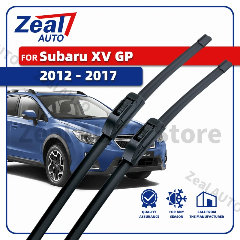 

LHD RHD Front Wiper Blades For Subaru XV MK1 GP 2012 2013 2014 2015 2016 2017 3PC Windshield Rubber Brushes Car Accessories