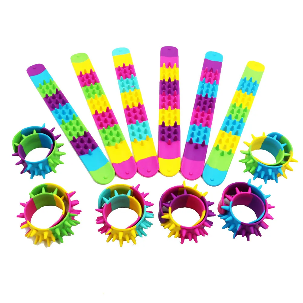 Unicorn Silicone Wristbands 6pcs – Colorful, Durable & Comfortable Clap Ring Bracelets for Parties and Gifts