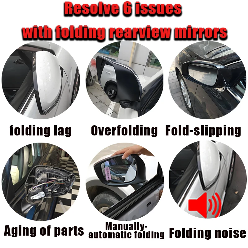 Gemohub Car Rearview Mirror Fold Motor Gear 17T Metal Plastic WORM For Honda Accord BR-V HR-V City Ridgeline CR-V Civic Vezel