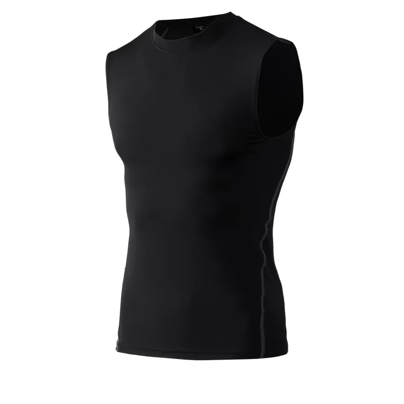 Men's Gyms Clothing Sports Fitness Tank Top Quick Dry Vest Workout Running Sportswear Tops Round Neck Sports Shirt image 6