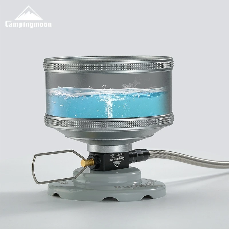 

CAMPINGMOON Outdoor Camping With Inverted High-altitude Flat Gas Tank Stove Extension Pipe With valve Gas Pipe