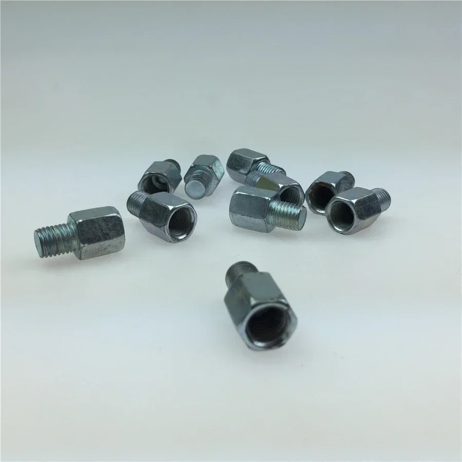 Pedal motorcycle mirror screw rearview mirror conversion screw 10MM to 10MM positive and negative teeth adapter