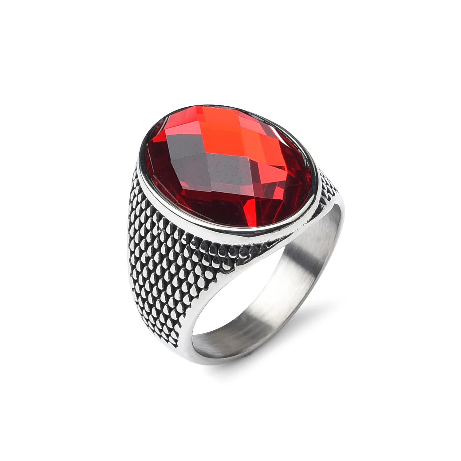 Men\'s/Women Many Gemstone style 316LStainless Steel Onyx Scale Texture Rings Classic Fashion Trend Jewelry High Quality Product