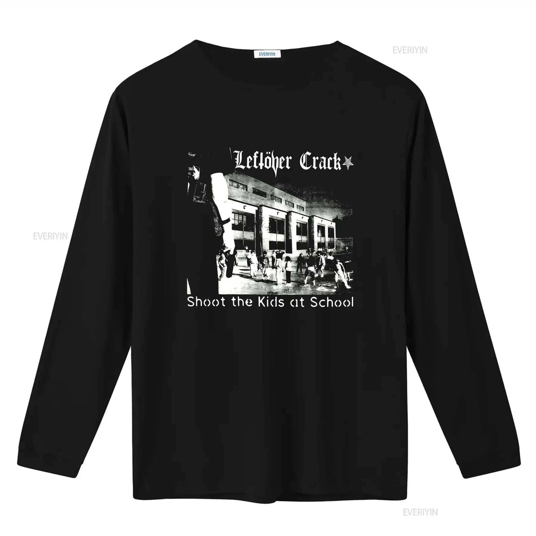 Leftover Crack Shoot The Kids Classic Adult T Shirt Vintage Punk Rock Design for Rebellious Style vintage Washed Breathable