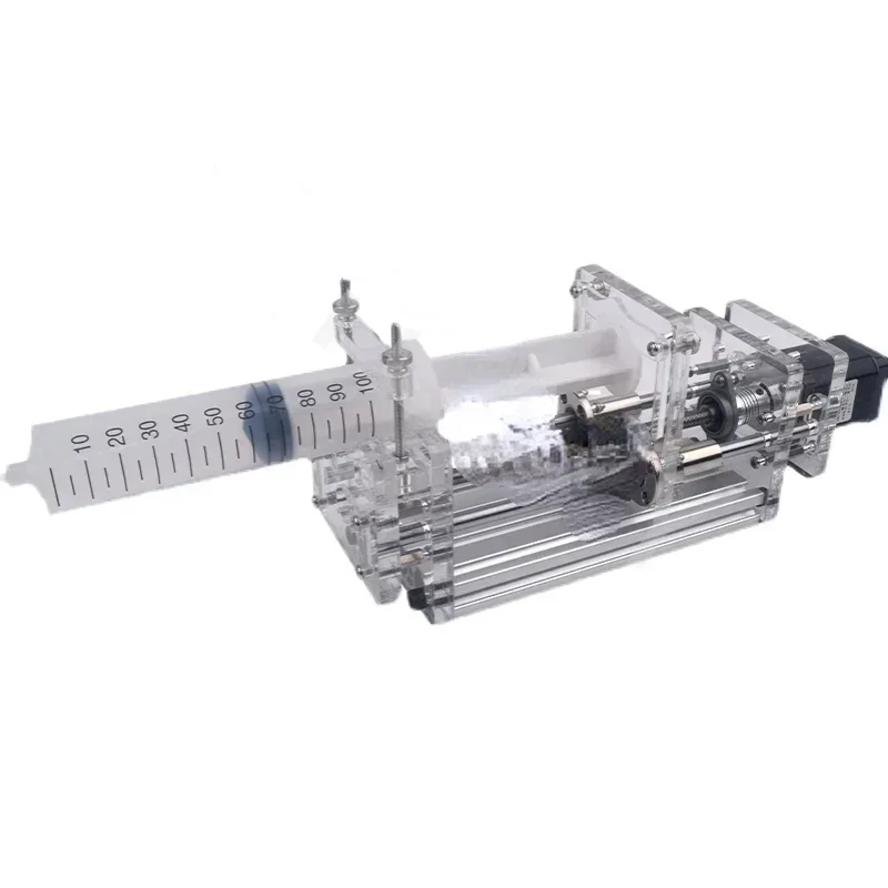 NEW DC 12V Laboratory Micro Syringe Pump Desktop Precision Electric Injection Pump Propel Pump Liquid Glue Dispenser 1-150ML