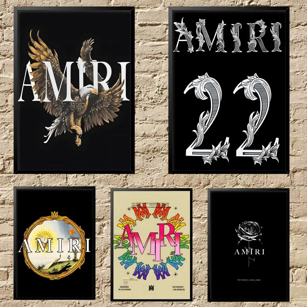 POPULAR Amiri Poster HD Waterproof Self-Adhesive Wall Art - Versatile Decor for Any Space | Perfect Gift Idea