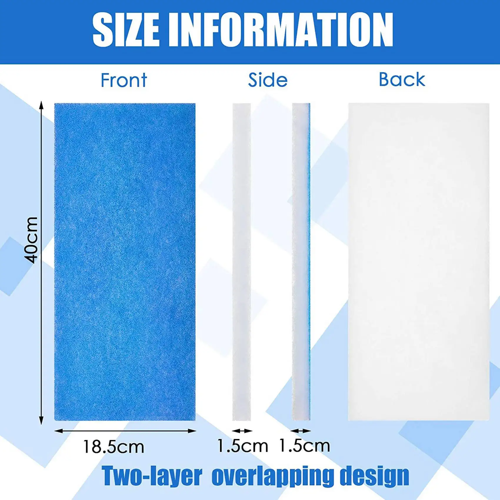 

Набор фильтров для покрасочной камеры (фильтр-подушка) для Master/Paasche/Sky Enterprise/Airhobby