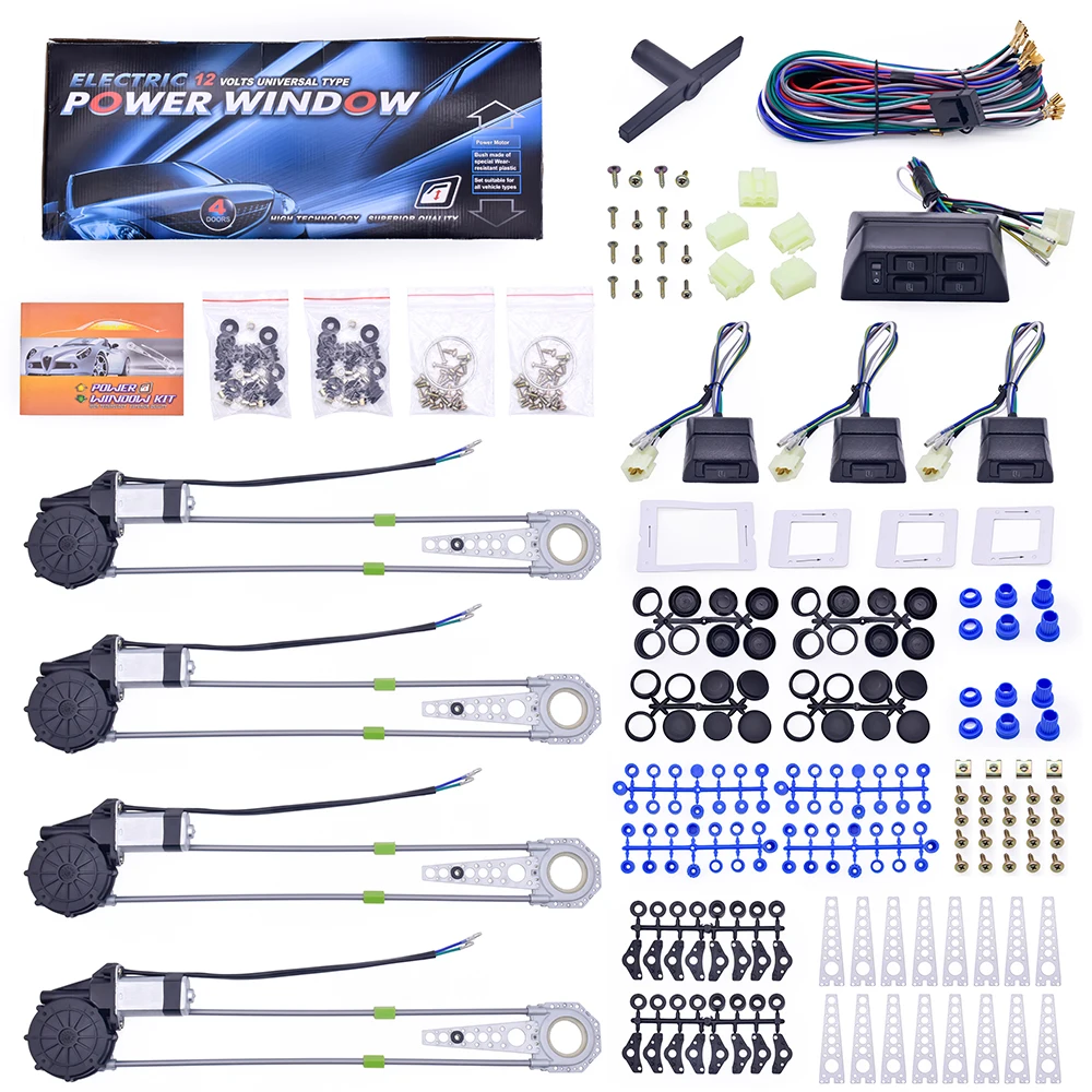 Hot Selling Power Window Control Switch High Torque Power Window Motor Side Windowclose 4 Doors