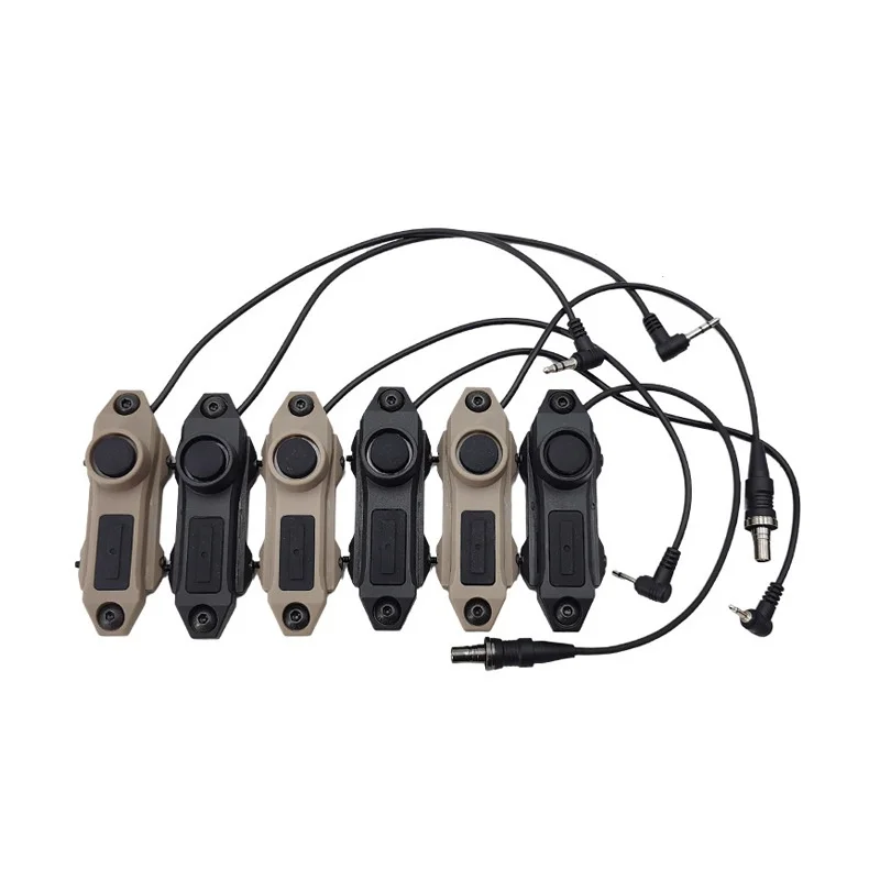 

Tactical Flashlight SF 2.5 3.5mm Pressure Switch Button Remote Tail Switchs For A2 PEQ-15 PEQ16 M600 M300 flashli Mlok