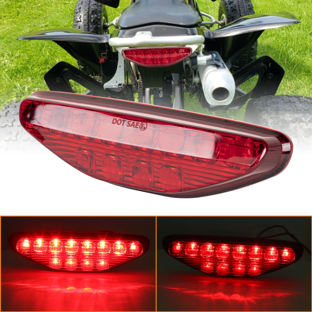 

ATV Tail Light For Honda TRX450R TRX450ER TRX400EX 2007- 2015 TRX 250 300 400 500 700 Red Rear Lamp