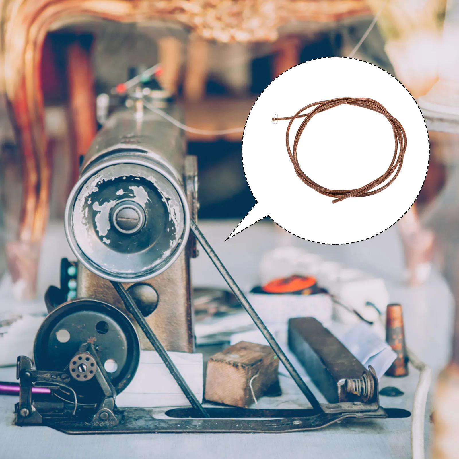 

5Pcs Foot Operated Sewing Machine Belt Replacement for Household Vintage Sewing Machine Accessories Durable Strap