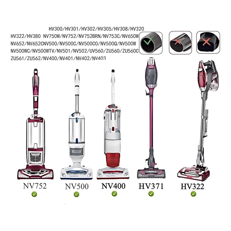 Acessórios para aspirador de pó EAS para Shark Rocket. Combinação de escova para fendas e pó 2 em 1. Para Shark HV322, HV320, HV301, NV600