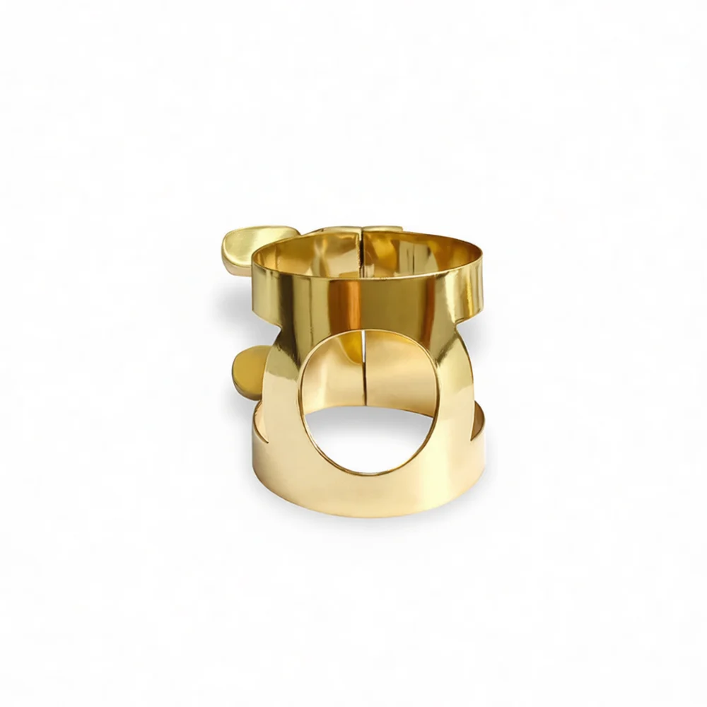 Engraved Metal Ligature For Sa - Musical Instrument Reed review and price