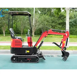 China Excavator Manufacturer Wholesale 1 Ton Hydraulic Mini Excavator 1800kg Euro 5/EPA 1.7 Ton 2.5 Ton Small Digger Customized