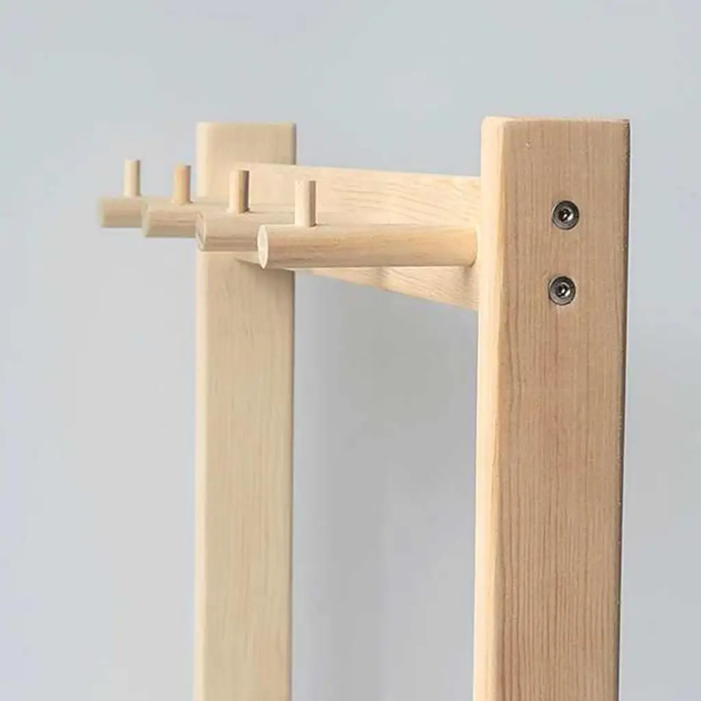 Wind Chime Stand Holds 4 Chimes Easy to Assemble Multifunctional Hanging Rack for Exhibition Desktop Tea Room Meditation Bedroom