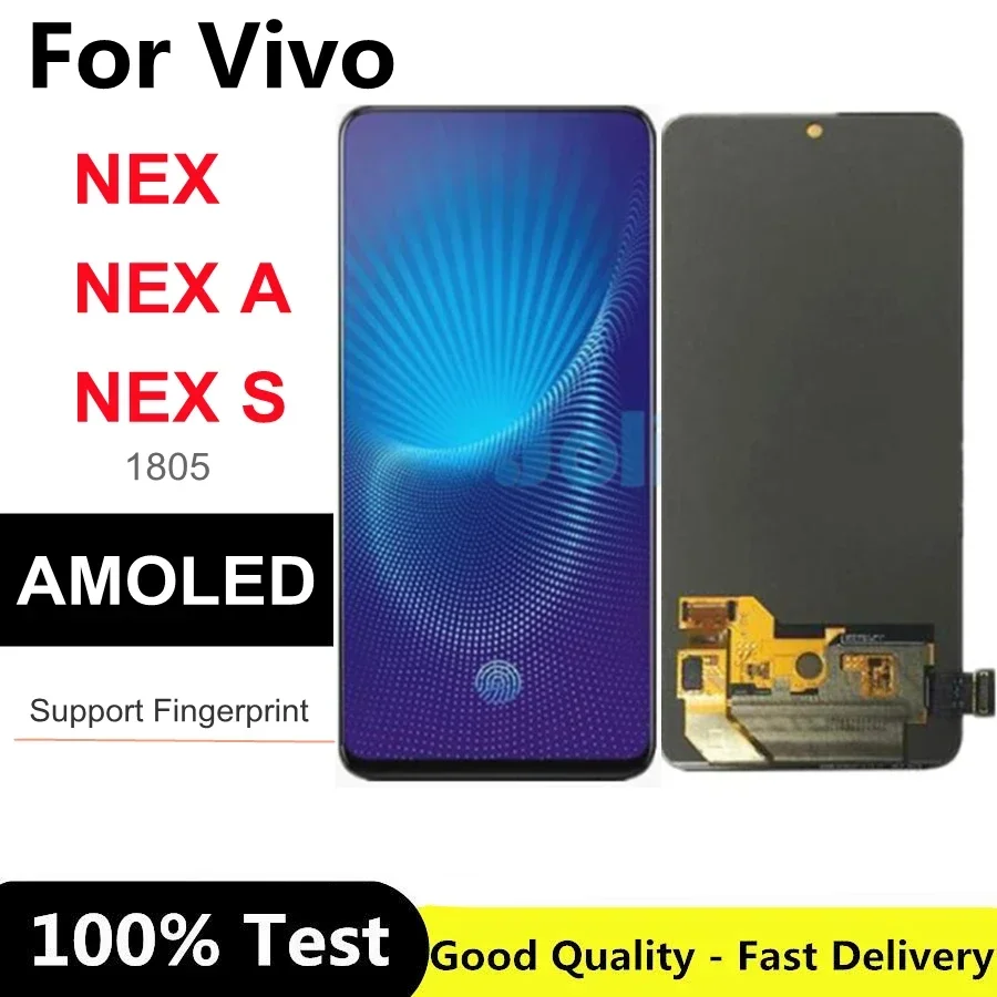 

6.59" AMOLED For Vivo NEX / NEX A / NEX S LCD Display Touch Panel Screen Sensor Digitizer Assembly Replacemen
