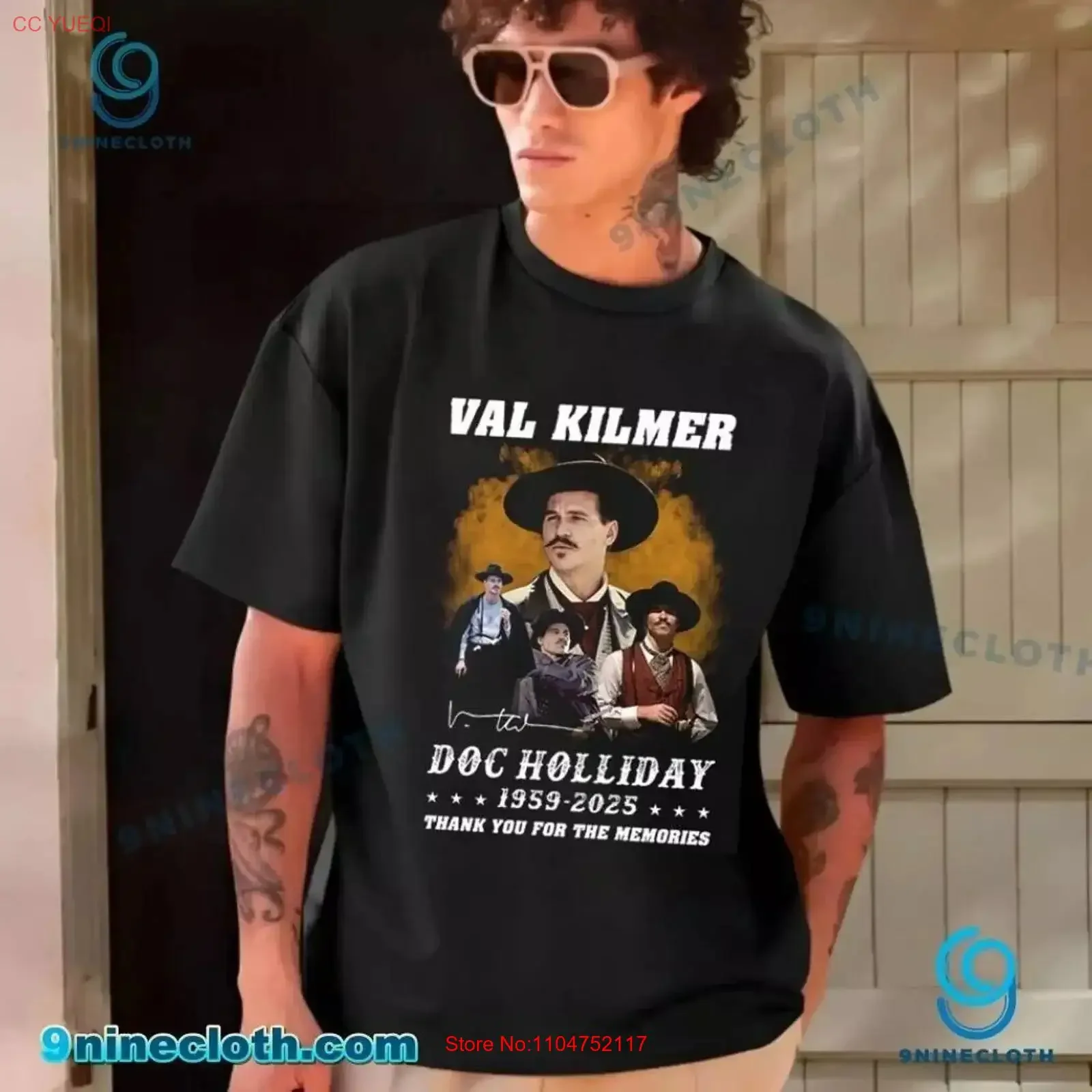 Val Kilmer Doc Holliday 1959 2025 Thank You For The Memories shirt NI1392 vintage Washed Versatile Comfortable Breathable